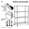 AndMakers 4 Tiers Steel Adjustable Household Shelving Unit (29.5 in. W x 47.2 in. H x 13.7 in. D) - 3 of 4