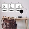 Stupell Industries Dinosaurs Bathing Bathroom Tub Black Framed Giclee Art - 3 of 4