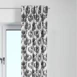 Bacati - Classic Damask Black/White Curtain Panel