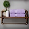 Luxury Cotton Heavyweight Ultra-Plush Bath Towel Set of 2 by Blue Nile Mills - 2 of 4