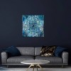 Mandala in Blue II by Danhui Nai Unframed Wall Canvas - iCanvas - 2 of 4
