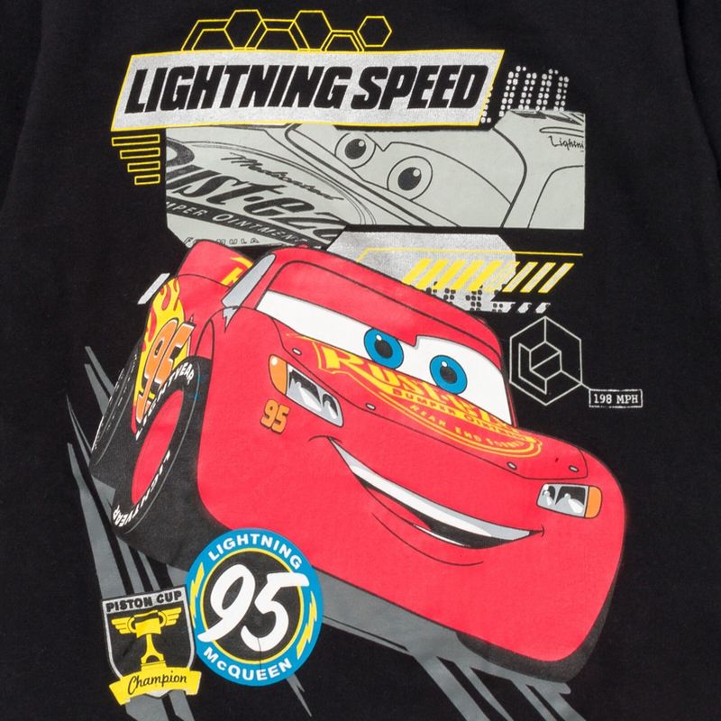 Disney Pixar Cars Lightning McQueen Tow Mater 2 Pack Long Sleeve T-Shirts Toddler to Big Kid, 5 of 9