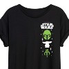 Women's - Star Wars - The Mandalorian Mando Icons Oversized Graphic T-Shirt - 2 of 4