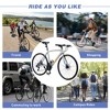 RISOKEYS 700C Road Bike,3 x 8/24 Speeds Bicycle, Flat Handle Bar, Aluminium Alloy Frame, Disc Brake,Adult Bike,for Racing,Commuter - 2 of 4