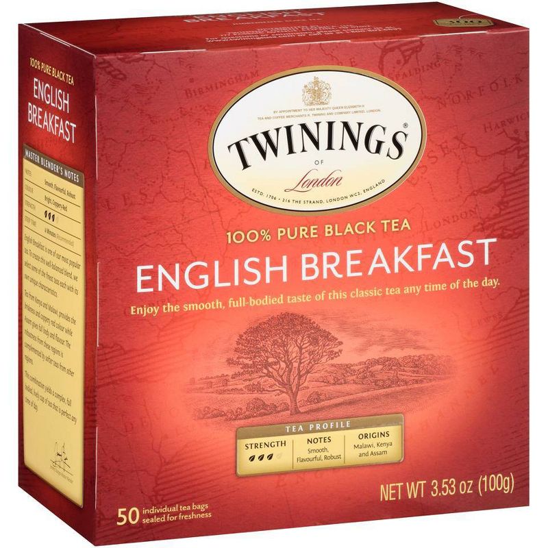 Twinings Classics Naturally English Breakfast Tea - 50ct, 5 of 7