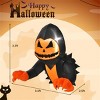 Syemin Decorative Holiday Scene Props 3.3-Foot Halloween Party Decoration Halloween Decorations Outdoor Inflatable Decoration, Orange, 36"*30"*40" - 3 of 4
