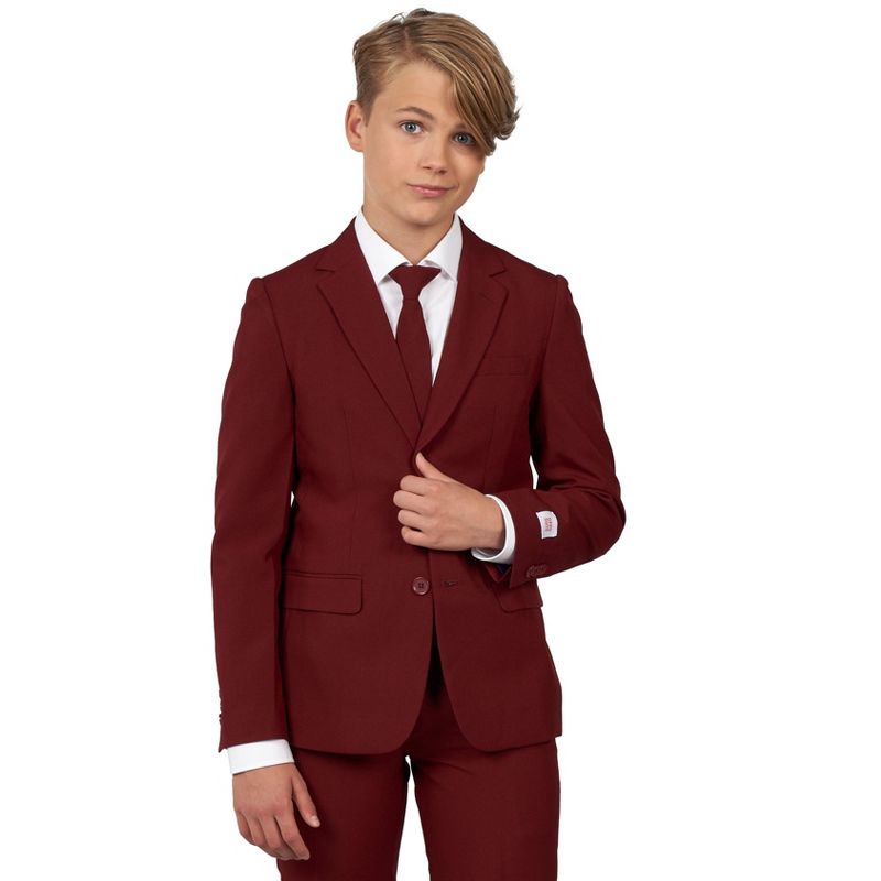 OppoSuits Teen Boys Solid Color Suits, 3 of 8