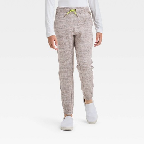 Girls' Fleece Joggers - All In Motion™ Heathered Gray XS