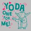Men's Star Wars Valentine's Day Yoda One for Me! Force T-Shirt - 2 of 4