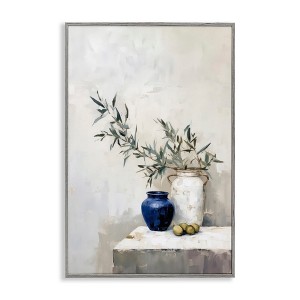 Stupell Industries Olives & Pottery Still Life, 24" x 16" - 1 of 4
