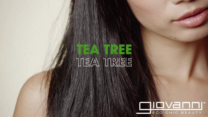 Giovanni Eco Chic Triple Treat Shampoo - Tea Tree - 24 fl oz, 2 of 7, play video