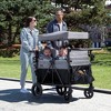 Jeep Wrangler Deluxe 4 Seater Stroller Wagon by Delta Children - Gray - image 2 of 4