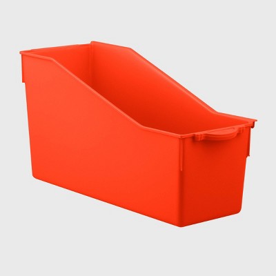 4ct Connected Folder Storage Bin Red - Bullseye's Playground™