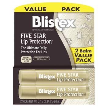 Blistex Five Star SPF 30 Water Resistant Lip Balm - 0.30oz