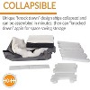 Rectangle Bucket Booster Pet Car Seat - Small - Gray and Beige - 4 of 4