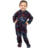 Footed Pajamas - Winter Whiteout Toddler Hoodie Fleece One Piece - 2 of 4