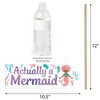 Big Dot of Happiness Funny Mermaid Party Photo Booth Props Kit, Mermaid Birthday Party Decorations - 10 Count Selfie Prop Sticks - 3 of 4