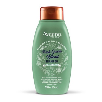 Aveeno Scalp Soothing Fresh Greens Blend Shampoo Clarifying & Volumizing Shampoo for Thin or Fine Hair - 12 fl oz
