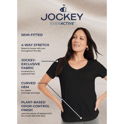Jockey Women's EVERACTIVE V-Neck Tee - image 3