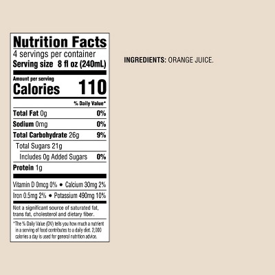Cold Pressed Orange Juice - 32 fl oz - Good & Gather™