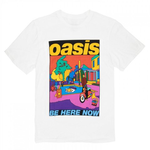 Мужские футболки Oasis Mens Oasis Be Here Now T-Shirt - XLarge