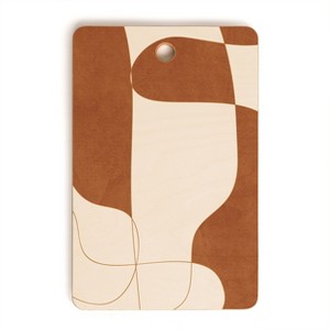Nadja Abstract Geometry 2 Cutting Board Rectangle - Deny Designs - 1 of 3