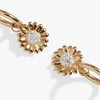 Alex and Ani Sunflower Huggie Hoop Earrings - 2 of 2