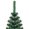 vidaXL Artificial Christmas Tree - 7ft Green with Iridescent Tips, Sturdy Steel Stand, Bushy 910 PVC Tips - 3 of 4