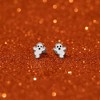 Girls' Ghostly Enamel Screw Back Sterling Silver Earrings - In Season Jewelry - 4 of 4