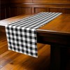 Slickblue Gingham Checkered Table Runner 14"x108" – 100% Spun Polyester, Reversible, Serged Edges, 9 Colors Options - 2 of 3