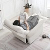 Manual Rocker Recliner Accent Chair with Arm,Single Sofa Recline Chiar for Small Spaces Living Room Office-Tanpinhause - 2 of 4