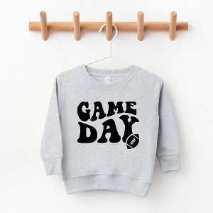The Juniper Shop Game Day Football Toddler Graphic Sweatshirt - 1 of 3