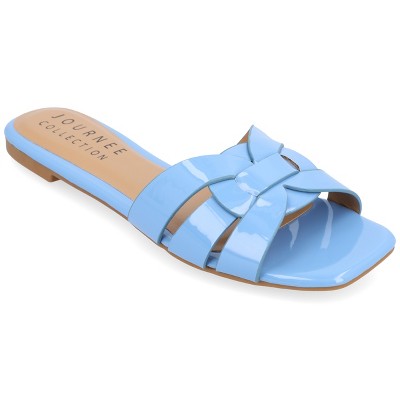 Journee Womens Arrina Flat Sandals
