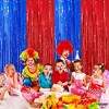 KatchOn, Red and Blue Streamers, Pack of 2 - Xtralarge, 8x3.2 Feet |Circus Theme Party Decorations |Carnival Decorations - 3 of 4