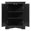 NicBex Bathroom Storage Cabinet,31.5 inch High Floor Coner Cabinet with Adjustable Shelves for Bathroom - 4 of 4