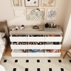Hitow Chest of Drawers 9 Drawer Horizontal Dresser Wooden Dresser Minimalist Hidden Handle Design - 4 of 4