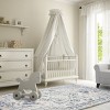 EROMMY Machine Washable Area Rug, Oriental Ivory/Blue Area Rug With Non-Slip Backing For High Traffic Area, Ideal For Bedroom, Living Room - 3 of 4
