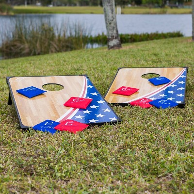 EastPoint 3' x 2' Patriotic Cornhole Bean Bag Toss Set