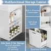 MOEPISY 21.8 inch Bathroom Vanity with Sink, Wall Mounted Floating Cabinet, One big Drawer, Adjustable Shelf - 4 of 4