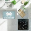 Stupell Industries Beach House Entry Crab Printed Anti-Fatigue Floor Mat, design by Kim Allen, 30"x18" - 2 of 4