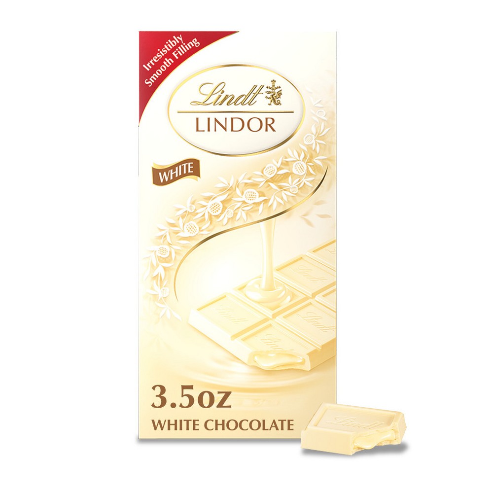 Lindt Lindor White Chocolate Candy Truffle Bar - 3.5oz
