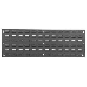 Quantum Storage Systems Louvered Panel, Wall Mounted, 36"L X 12"H, Heavy-Duty 16 Gauge Cold Rolled Steel - 1 of 1