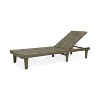 GDFStudio Teresa Outdoor Acacia Wood Armless Adjustable Chaise Lounge - 2 of 4