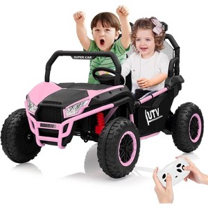 24V  Ride-On UTV for 2 Kids - 400W Electric Truck with Remote Control, 4.5MPH Max Speed, Four-Wheel Suspension & Music - 1 of 4