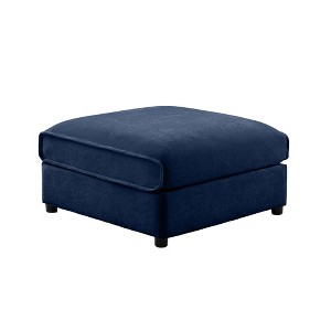 Sapphtopaz Storage Ottoman Footrest Upholstered Ottoman with Storage Shoe Bench Vanity Stool for Living Room, Bedroom, Entryway - 1 of 4
