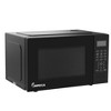 Impecca 0.9 Cu. Ft. Countertop Microwave Oven - Black - image 3 of 3