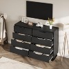 Drawer Dresser with Adjustable Legs - Waterproof MDF Top, Rustic Modern Design, Anti-Tip Safety & Easy Assembly - 4 of 4