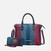 MKF Collection Frankie Gradient Rainbow Women’s Satchel Bag with Matching Wallet by Mia K - 2 of 4
