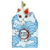Deamon Slayer Keychain Kitsune Warding Mask with Tanjiro Cloud Print Pouch Blue - 3 of 4