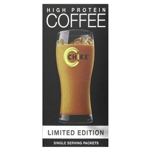 Chike Nutrition High Protein Coffee, Chai Latte, 12 Packets, 1.15 oz (33 g) Each - 1 of 3